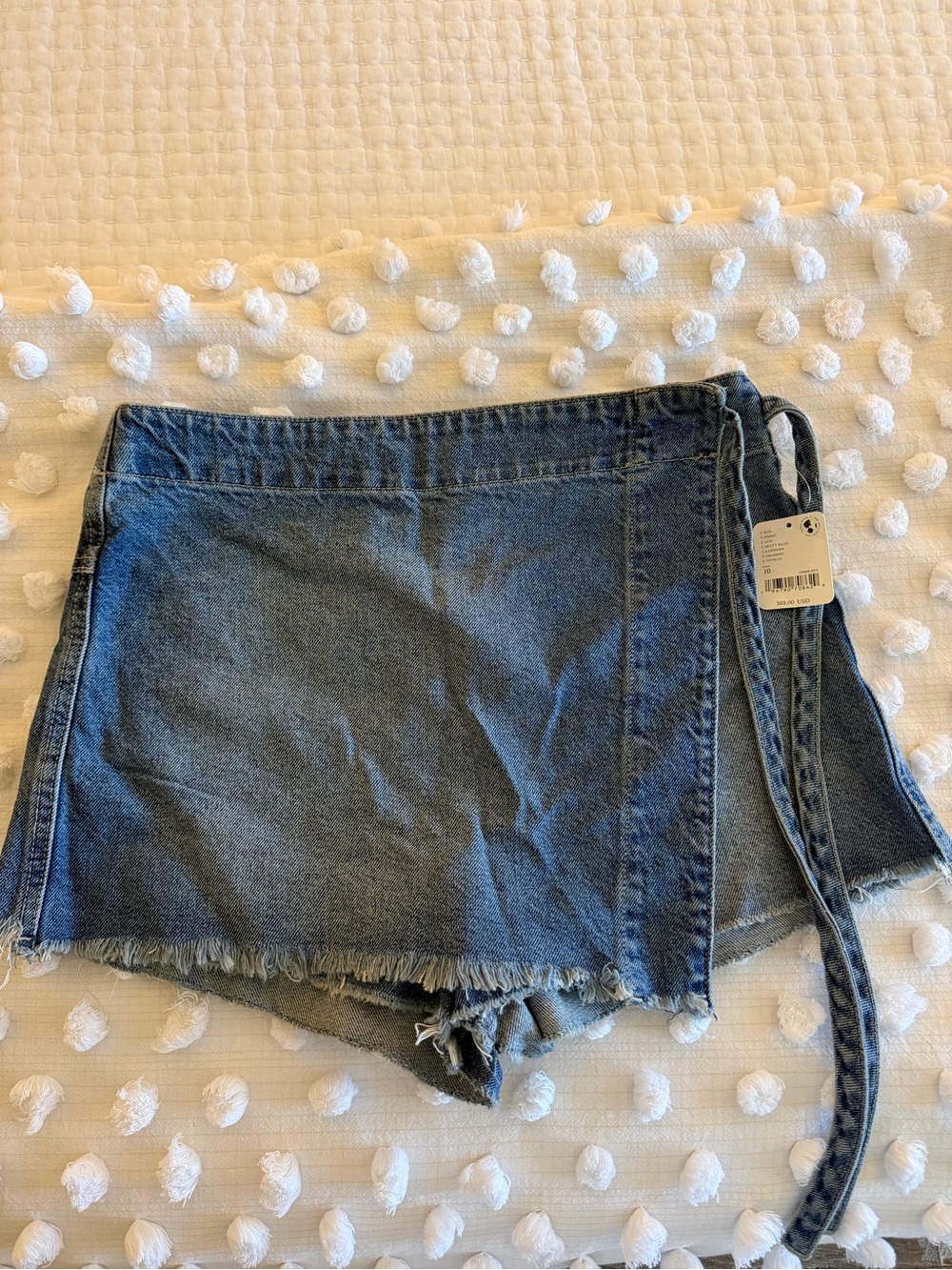 We The Free Emmy Denim Skort in Misty Blue